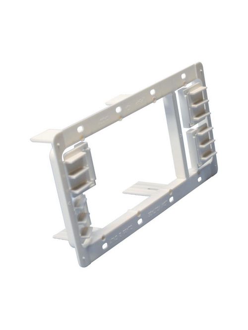 Product image for Caddy MP34P Plastic Low Voltage Mounting Plate, 3, 4 Gang