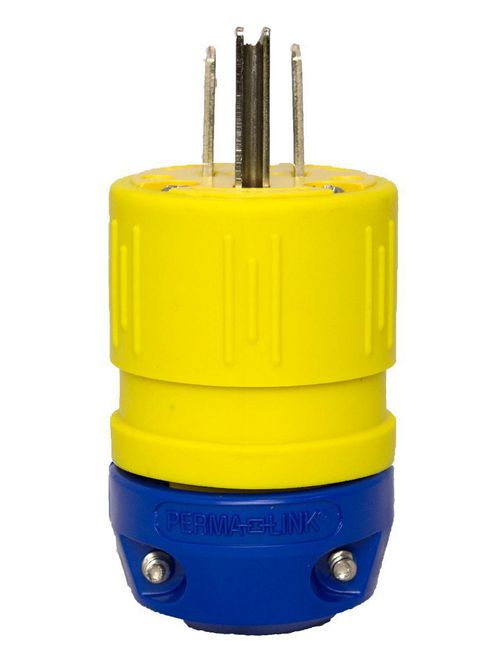 Product image for Ericson Manufacturing Company 1510-P 125 Volt 15 Amp 2-Pole 3-Wire Straight Blade Plug