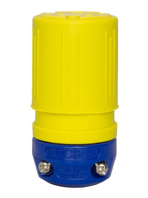 Product image for Ericson Manufacturing Company 1610-C 125 Volt 15 Amp Straight Blade Connector
