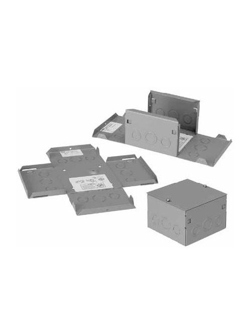 Product image for Pull box screw-cover steel grey NEMA1 8x8x4in