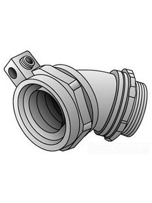 Product image for OZG 4Q-4150L 1-1/2 IN 45 DEG CONN L