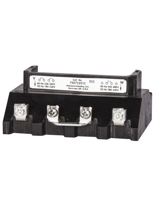 Siemens Industry 75D73251A 110/190 to 220 VAC 50 Hz/110 to 120/220 to 240 VAC 60 Hz Contactor Coil Siemens Industry 75D73251A 110/190 to 220 VAC 50 Hz/110 to 120/220 to 240 VAC 60 Hz Contactor Coil