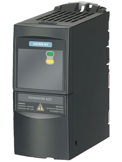 Siemens Industry 6SE64402UD175AA1 380 to 480 VAC 2.2 Amp 1 Hp 3-Phase 2-I/O Variable Speed Drive Siemens Industry 6SE64402UD175AA1 380 to 480 VAC 2.2 Amp 1 Hp 3-Phase 2-I/O Variable Speed Drive