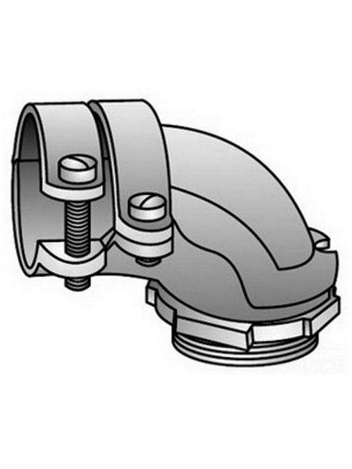 Product image for O-Z/Gedney ACV-50 1/2 Inch 90 Degree Ac/Fmc Connector