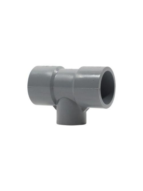 Product image for IPE 059497 (9801211) 1-1/2 X 1-1/2 X 1 SCH80 CPVC TEE FITTING SOCxSOCxSOC