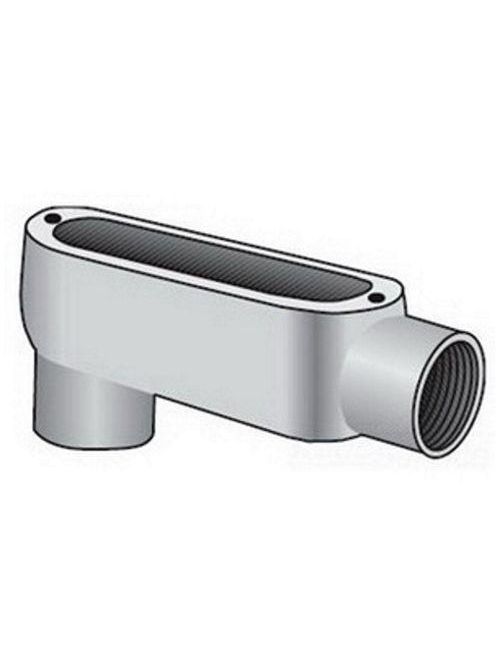 Product image for O-Z/Gedney LB350 3-1/2 Inch LB Iron Conduit Body