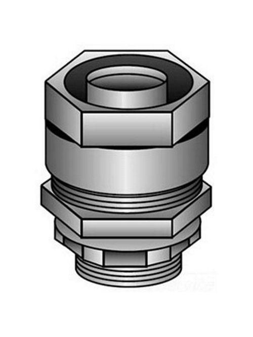 O-Z/Gedney 4Q-75 3/4" Straight Liquidtight Connector, Malleable Iron Body, Steel Ferrule