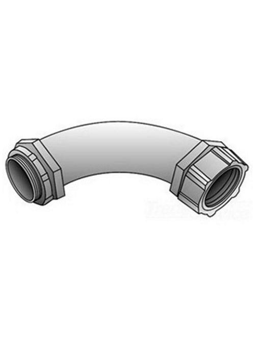 Product image for O-Z/Gedney 4Q-9250 2-1/2" 90deg Liquidtight Connector, Malleable Iron Body, Steel Ferrule