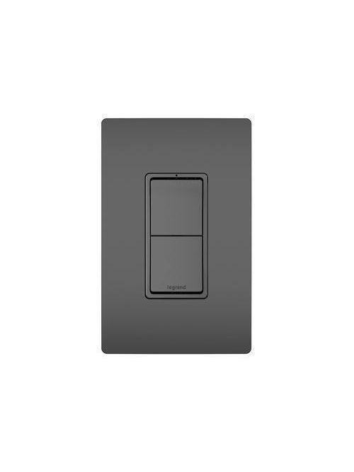 Product image for Pass & Seymour RCD11BK Combination Switch, (2) Single Pole, 15A 120V - Black