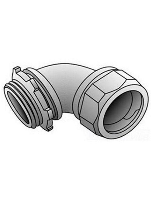 Product image for O-Z/Gedney 8050-W 1/2 Inch 90 Degree EMT Compression Connector