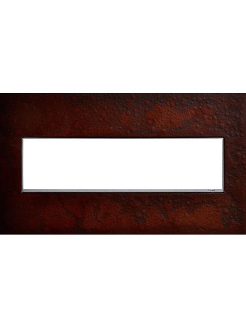 Product image for Pass & Seymour AWM4G-HFMH1 4 Gang adorne Wall Plate - Hand Forged Mahogany