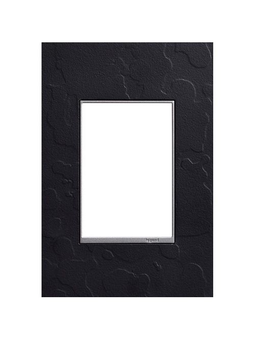 Product image for Pass & Seymour AWM1G2-HFBK4 1 Gang 2 Module adorne Wall Plate - Hand Forged Black