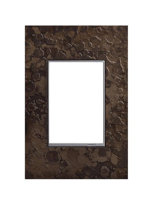 Product image for Pass & Seymour AWM1G2HFDS4 1 Gang 2 Module adorne Wall Plate - Hand Forged Dark Smoke