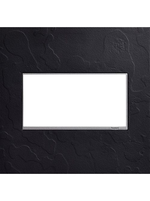 Product image for Pass & Seymour AWM2G-HFBK1 2 Gang adorne Wall Plate - Hand Forged Black