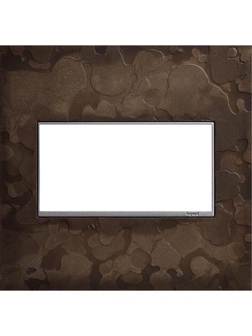 Product image for Pass & Seymour AWM2GHFDS1 2 Gang adorne Wall Plate - Hand Forged Dark Smoke