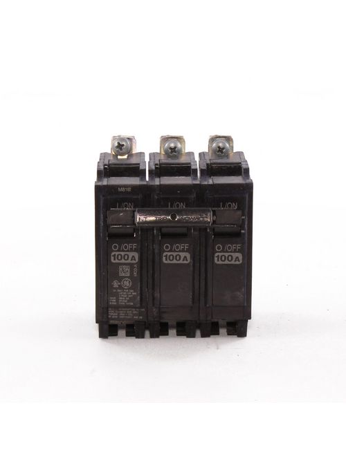 General Electric GE Circuit Breaker 100 Amp 240v 3 Pole 22kaic THHQB32100 for sale online