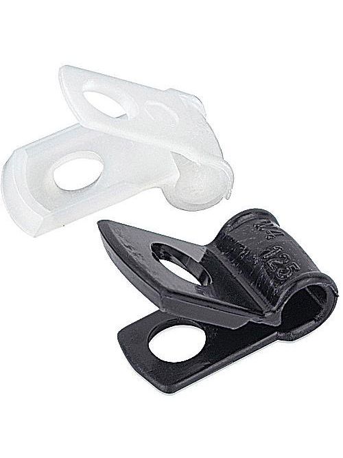 Product image for Clamp cable self-aligning fluoropolymer 0.23x0.38"