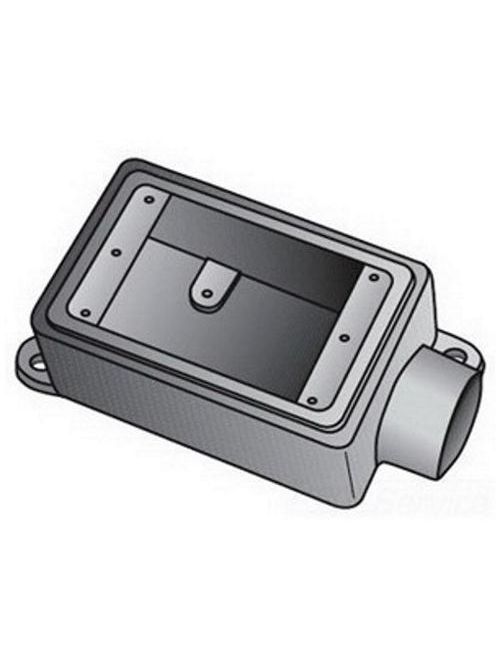 Product image for OZG FS150A FS 1 GANG CAST BOX ALUM