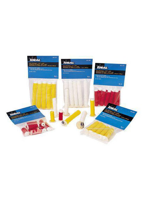 Product image for Ideal 31-335 1" x 200ft 17lb White 1-Piece Line Package