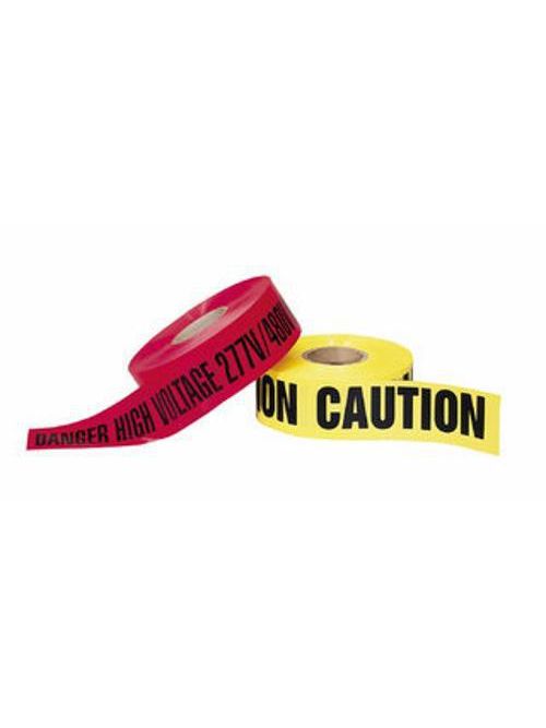 Ideal Industries 42-003 3 Inch x 1000 Foot Yellow Polyethylene Caution High Voltage Barricade Tape Ideal Industries 42-003 3 Inch x 1000 Foot Yellow Polyethylene Caution High Voltage Barricade Tape