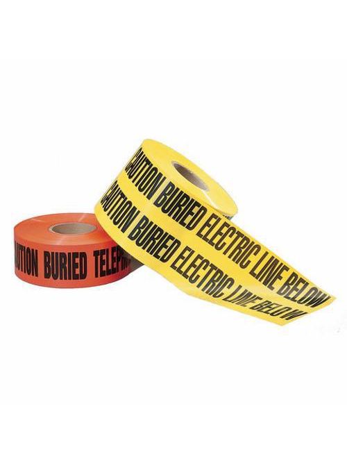 Ideal Industries 42-101 3 Inch x 1000 Foot Black/Red Caution Buried Electric Line Below Legend Underground Tape Ideal Industries 42-101 3 Inch x 1000 Foot Black/Red Caution Buried Electric Line Below Legend Underground Tape