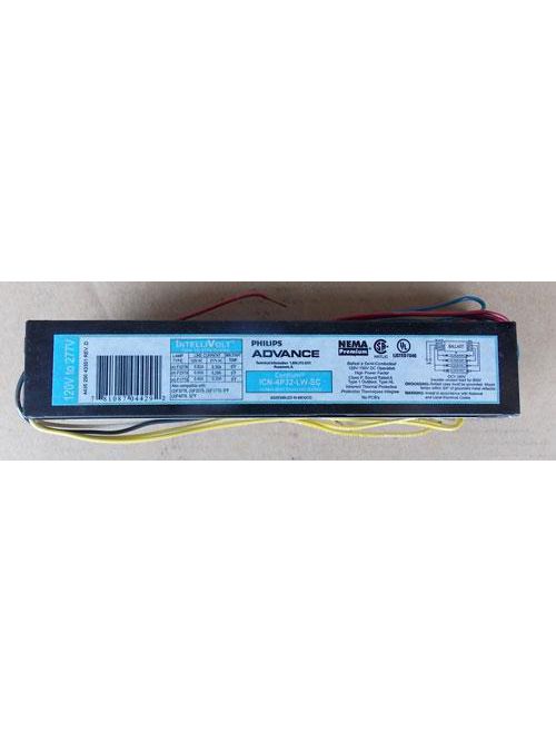 Product image for Ballast electronic fluorescent 4xT8 17/40W 120V