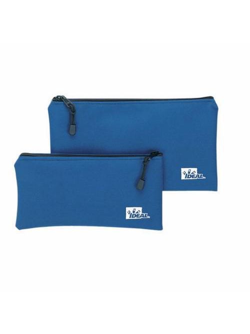 Product image for Ideal 35-403 Zipper Pouch, Blue, 12-1/2"