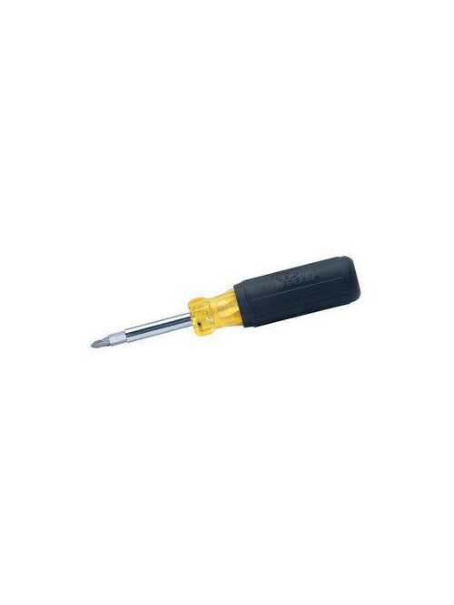 Product image for Ideal Industries 35-905 5-Piece Yellow/Black 5-In-1 Phillips/Slotted Screwdriver/Nutdriver Set