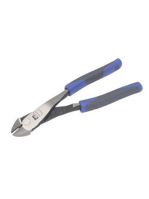 Product image for Ideal Industries 35-4029 8 Inch Chrome Vanadium Steel Angled Head High Leverage Diagonal Cutting Pliers