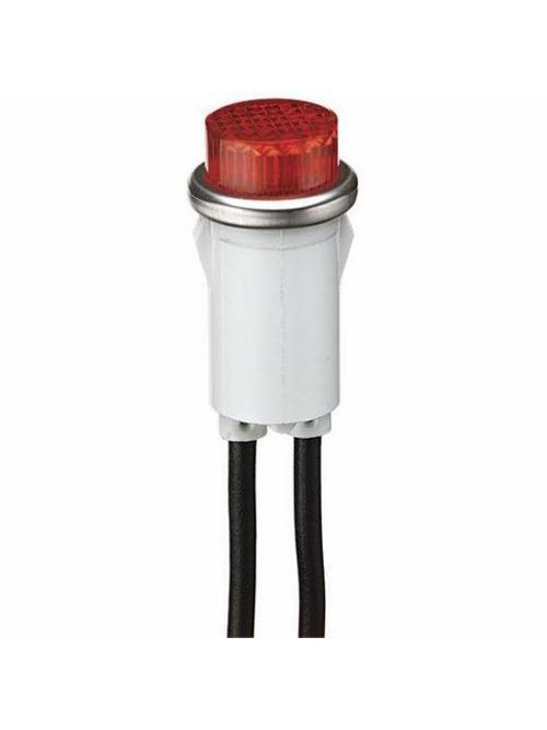 Ideal Industries 778111 2 mA 250 Volt Red Neon Wire Lead Raised Indicator Light Ideal Industries 778111 2 mA 250 Volt Red Neon Wire Lead Raised Indicator Light