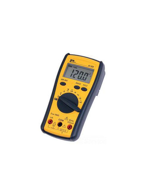 Product image for Ideal Industries 61-322 400 mA 750 VAC 1000 VDC True RMS Contractor Grade Multimeter