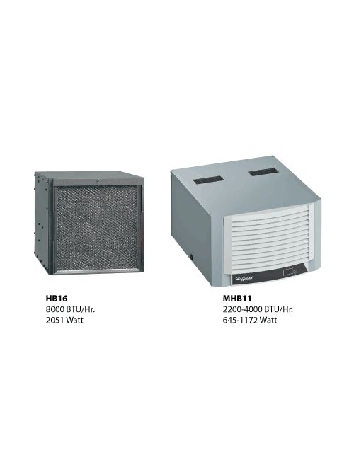 Hoffman MHB110426G306 4000 BTU/HR 230 Volt Sealed Enclosure Cooling Air Conditioner Hoffman MHB110426G306 4000 BTU/HR 230 Volt Sealed Enclosure Cooling Air Conditioner