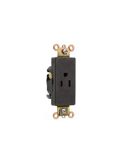 Product image for P&S 26261-BK 15A 5-15R SGL RCPT