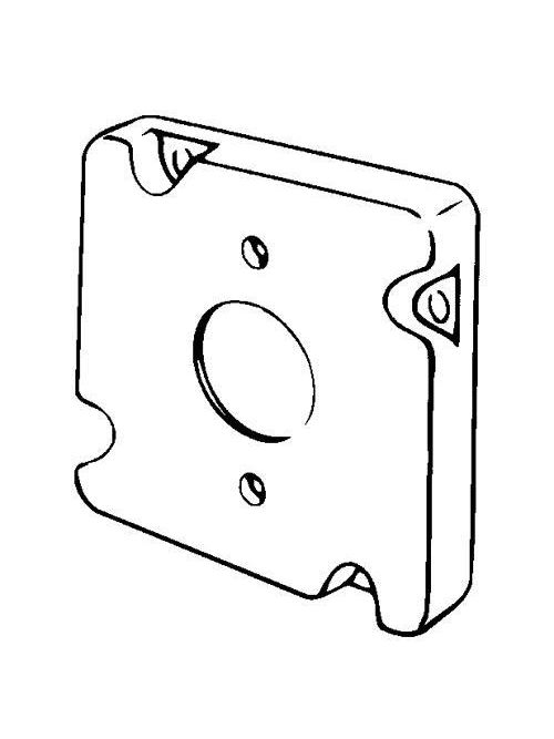 Product image for EGS 8497 CVR SQ 4-11/16 RCPT 1/2 IN