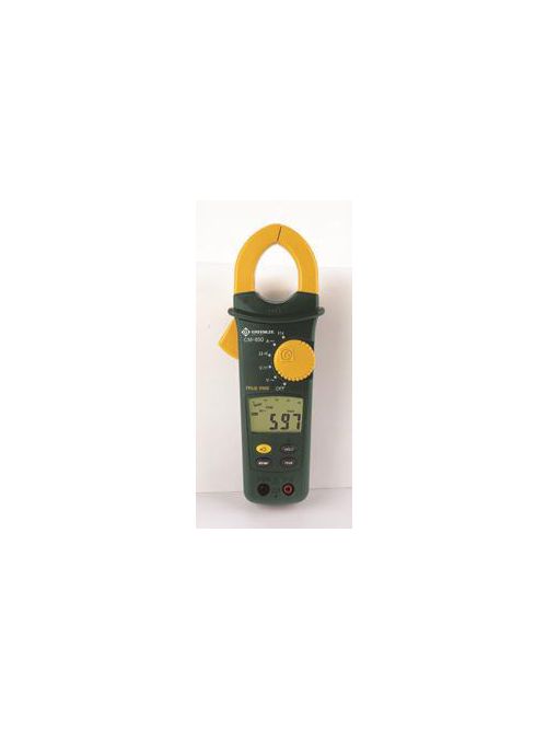 Product image for Greenlee CM-850 400 Ohm 600 Amp 600 VAC Digital True RMS Clamp-On Meter