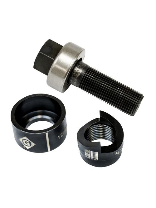 Product image for Greenlee 7211BB-3/4 1.115" Hole 2-Point Round Knockout Punch