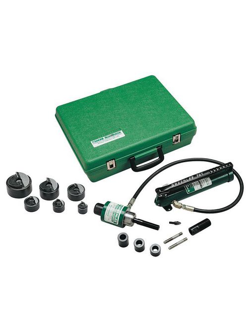Greenlee 7306sb 1 2 X 2 Inch Hydraulic Knockout Punch Driver Kit Crawford Electric Supply