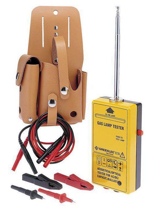 Product image for Greenlee 5715 500 VAC/VDC Gas Lamp Tester