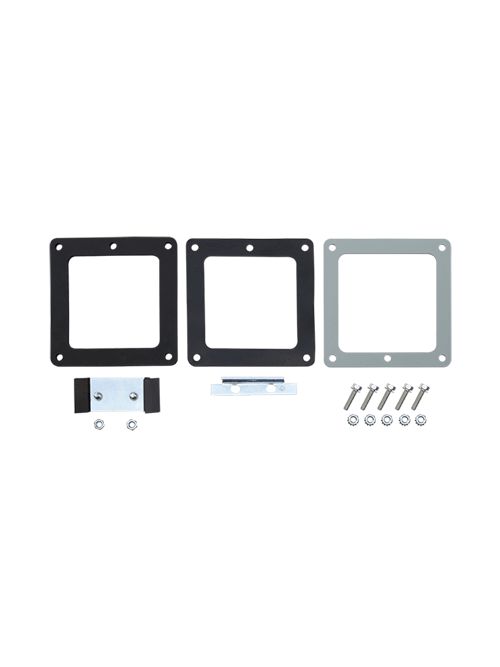 Hoffman F88LB 8 x 8 Inch NEMA 12 Gray Steel Lay-In Wireway Box Connector Hoffman F88LB 8 x 8 Inch NEMA 12 Gray Steel Lay-In Wireway Box Connector