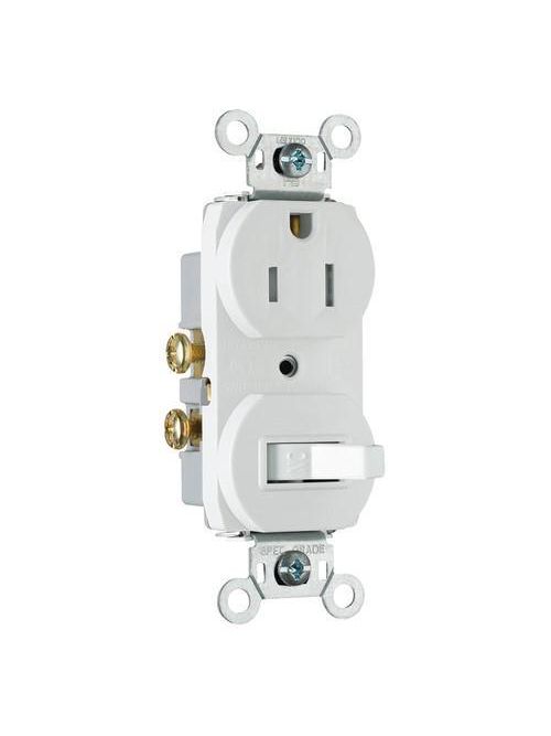 P&S 671TRW TR COMBO 1P SW + REC 20A P&S 671TRW TR COMBO 1P SW + REC 20A