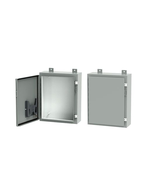 Hoffman A302424LP 30 x 24 x 24 Inch White/Gray 14 Gauge Steel NEMA 12 Wall Mount Enclosure Hoffman A302424LP 30 x 24 x 24 Inch White/Gray 14 Gauge Steel NEMA 12 Wall Mount Enclosure