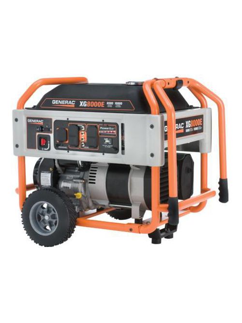 Product image for GENERAC 5847 8000 WATT PORTABLE GENERATOR - ELECTRIC START