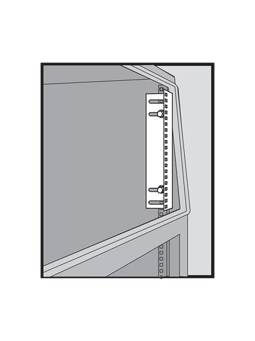NVENT HOF PRA13TH Rack Angles,19 in NVENT HOF PRA13TH Rack Angles,19 in