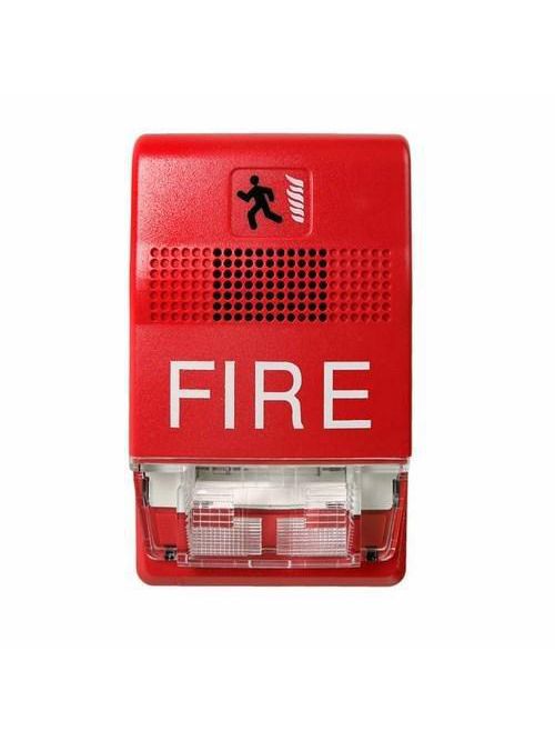 Product image for Edwards Signaling EG1RF-VM 24 VDC 0.255 Amp Red Fire Marking Fire Alarm Strobe