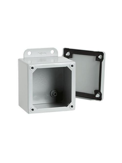 Hoffman A4044SC 4 x 4 x 4 Inch 16 Gauge Steel NEMA 12 Junction Box Screw Cover Hoffman A4044SC 4 x 4 x 4 Inch 16 Gauge Steel NEMA 12 Junction Box Screw Cover