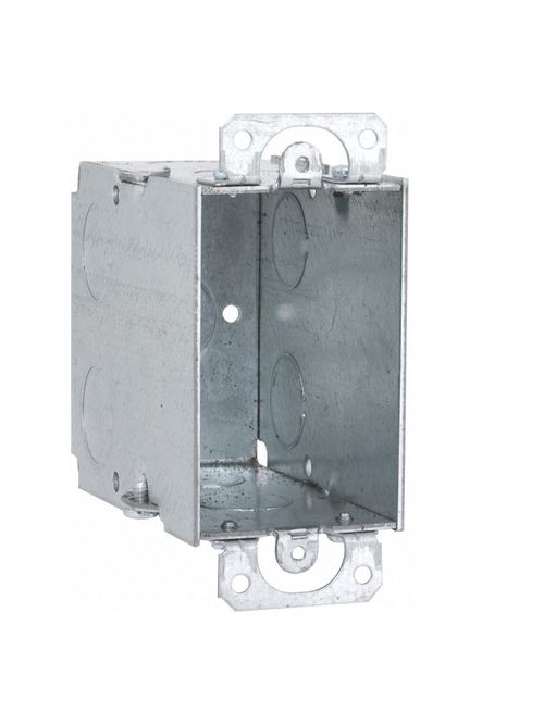 Raco 590 3 x 2 x 3-1/2 Inch 18 In Steel Gangable Switch Box Raco 590 3 x 2 x 3-1/2 Inch 18 In Steel Gangable Switch Box