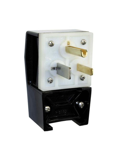 Hubbell Wiring Devices HBL9361 50 Amp 125 Volt 2-Pole 3-Wire NEMA 5-50P Black Nylon Straight Blade Plug Hubbell Wiring Devices HBL9361 50 Amp 125 Volt 2-Pole 3-Wire NEMA 5-50P Black Nylon Straight Blade Plug