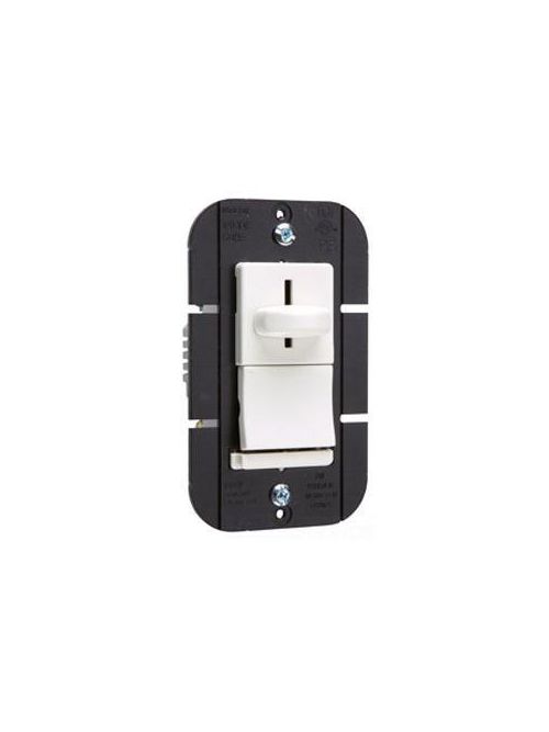 Product image for Pass & Seymour LS1003-PIV 1000W Incandescent Slide Dimmer, Preset 3way, Visionpak - Ivory