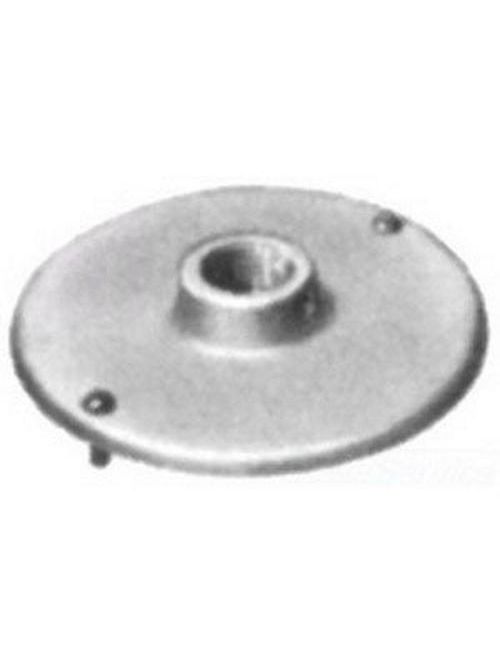 Product image for Appleton SEHK-50 4" Round SHE Conduit Outlet Box Cover, (1) 1/2" Hub, Cast Malleable. Screws included
