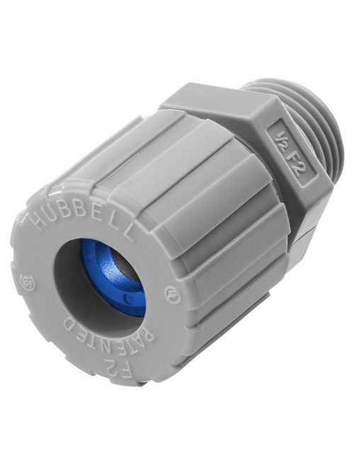 Hubbell Wiring Devices SHC1023CR 1/2 Inch Male Threaded 0.38 to 0.5 Inch Gray Nylon Straight Cord Connector Hubbell Wiring Devices SHC1023CR 1/2 Inch Male Threaded 0.38 to 0.5 Inch Gray Nylon Straight Cord Connector